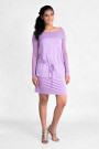 Always Bright Short Summer Dress in Light Violet