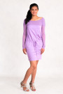 Always Bright Short Summer Dress in Light Violet