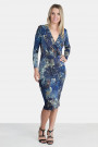 Shine With Confidence Long Elegat Print Dress