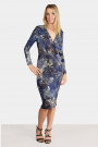 Shine With Confidence Long Elegat Print Dress