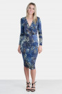 Shine With Confidence Long Elegat Print Dress