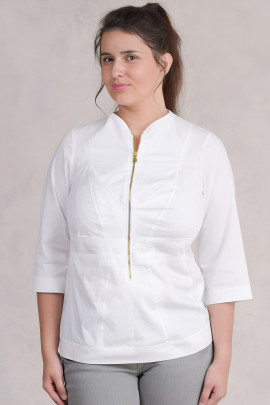 Lovely Detailed Designer Cotton Blouse