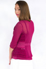 Lovely Romantic Linen Jacket In Pink Color