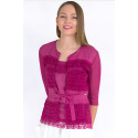 NO-NA Lovely Romantic Linen Jacket Pink