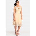 New Pearl In Town Sequin Dress SISTE'S ITALY Beige