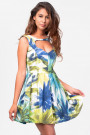 COCONUDA Heart Cut-out Cotton Dress