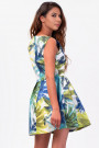 COCONUDA Heart Cut-out Cotton Dress