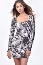 Bodycon Dress with Metal Embellishments
