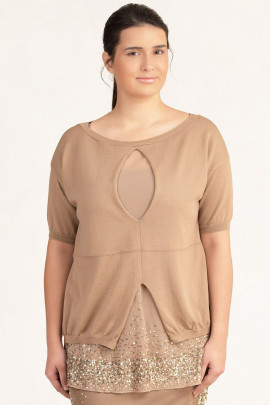 Stylish Sequinned Cotton Jumper More By Siste's