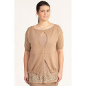 Plus Size Stylish Sequin Cotton Jumper MORE BY SISTE'S