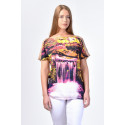 Glowing Waterfall Plus Size Silk Sleeves T-Shirt MORE BY SISTE'S