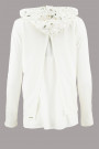 More by Siste's Sequined Cotton Hoodie in White