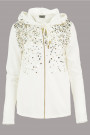 More by Siste's Sequined Cotton Hoodie in White