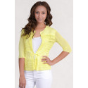 NO-NA Lovely Romantic Linen Jacket Yellow