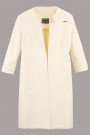 More by Siste's Gorgeous Long Jacket in Pearl White