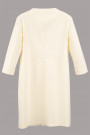 More by Siste's Gorgeous Long Jacket in Pearl White
