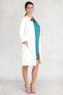 More by Siste's Gorgeous Long Jacket in Pearl White