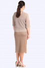 New Pearl in Town Sequined Lace Skirt in Brown