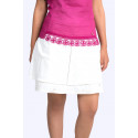 Two-Layer Cotton Skirt Lace & Pockets SISTE'S ITALY