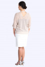 Everyday Elegance Light and Shining Short Cardigan in Beige