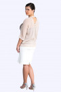 Everyday Elegance Light and Shining Short Cardigan in Beige