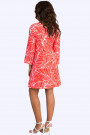 Two Chamomiles Red Cotton Dress