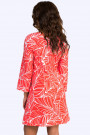 Two Chamomiles Red Cotton Dress