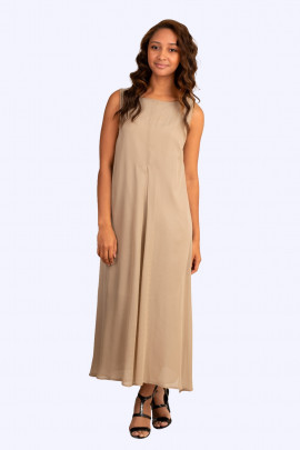 Flattering For Everyone Long Silk Dress