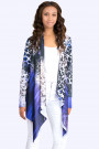 Purple Leopard Digital Print Cardigan