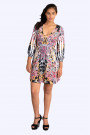 Simply Gorgeous Printed Mini Dress With Empire Waist