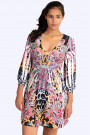 Simply Gorgeous Printed Mini Dress With Empire Waist