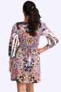 Simply Gorgeous Printed Mini Dress With Empire Waist