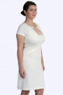 Style at Work Pearl White Midi Dress