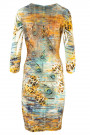 Siren Allure Print Dress Rhinestone Embellished