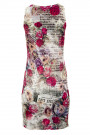 One Day in Paris Printed Bodycon Dress