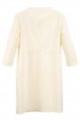 More by Siste's Gorgeous Long Jacket in Pearl White
