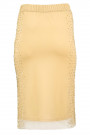 New Pearl in Town Sequined Lace Skirt in Beige