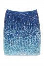 Sequin Shining Mini Skirt in Blue